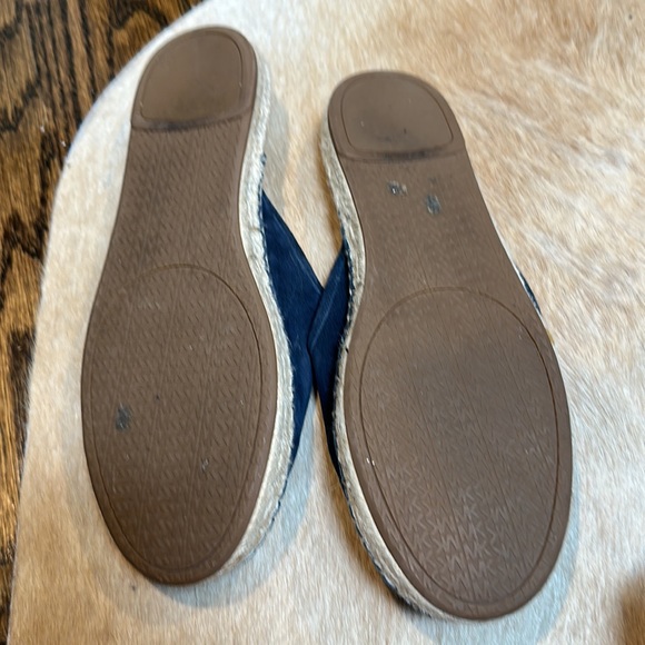 Michael Kors - navy suede espadrille mikes - Picture 6 of 6